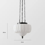 Modern white minimalist pendant light