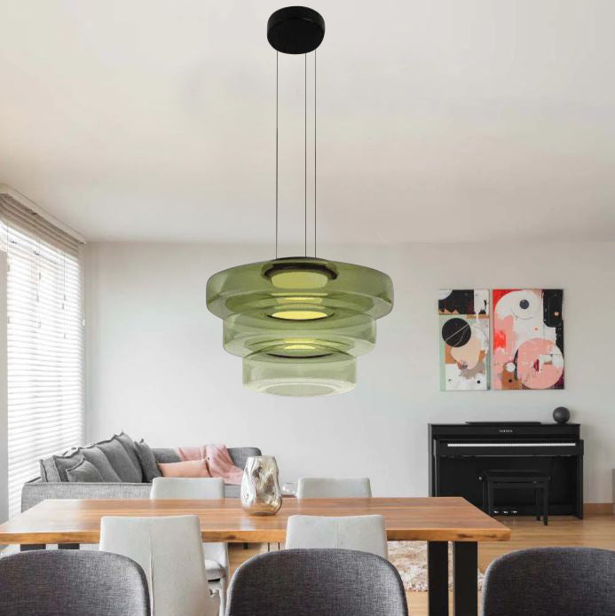 Glass Pendant Light In Bauhaus Style