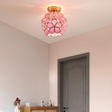 Design Flowers Style Glass Hallway Ceiling Lighting