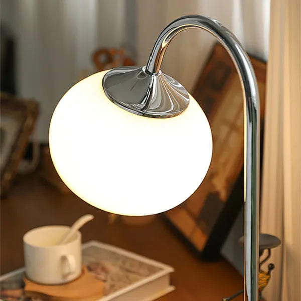 Marshmallow Metal Glass Table Lamp