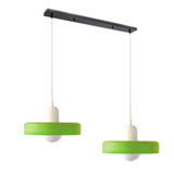 2 Heads Modern Bauhaus Glass Pendant Light