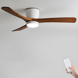 Plafonnier en bois avec ventilateur