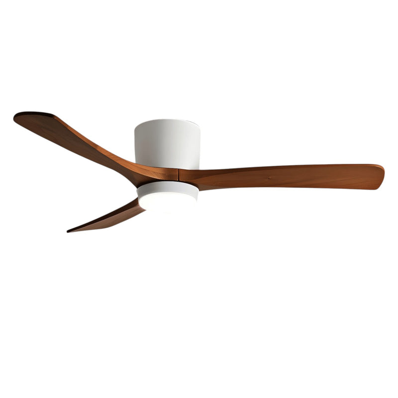 Plafonnier en bois avec ventilateur