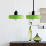 2 Heads Modern Bauhaus Glass Pendant Light