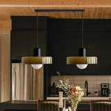 2 Heads Modern Bauhaus Glass Pendant Light