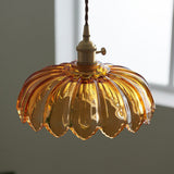 Vintage flower pendant lamp