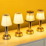 LED Cordless Silk Metal Table Lamp