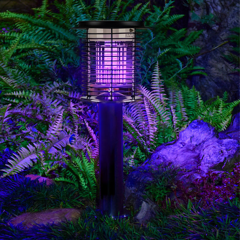 Waterproof USB solar double light frequency vibration mosquito killer lamp