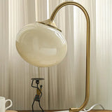 Marshmallow Metal Glass Table Lamp