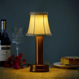 LED Cordless Silk Metal Table Lamp