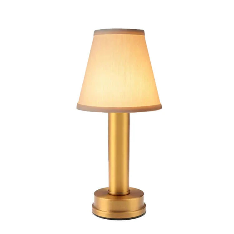 LED Cordless Silk Metal Table Lamp