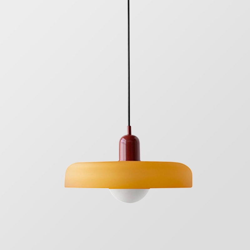 Bauhaus Pendant Light in Colored Glass