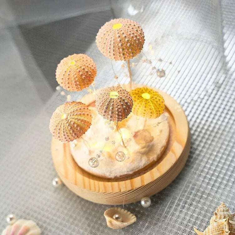 DIY Sea Urchin Night Light