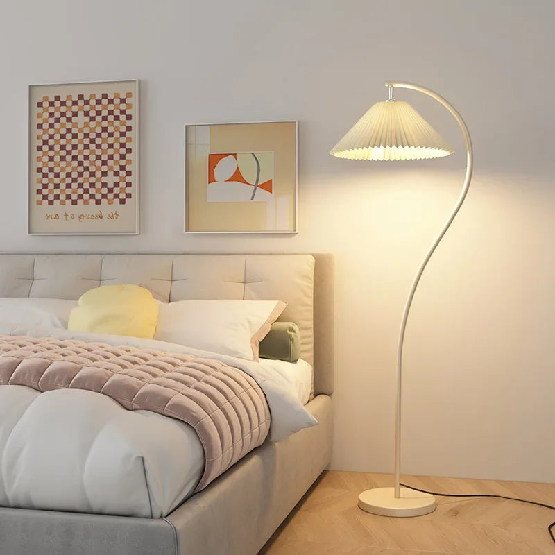 Modern LED Fabric Floor Lamp