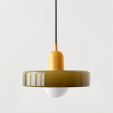 2 Heads Modern Bauhaus Glass Pendant Light