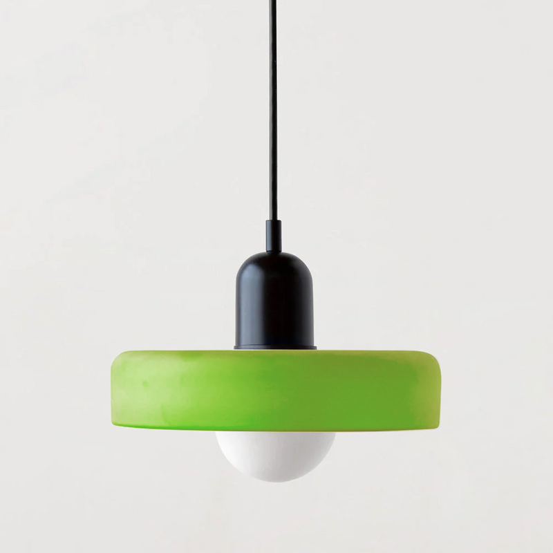 Bauhaus Pendant Light in Colored Glass