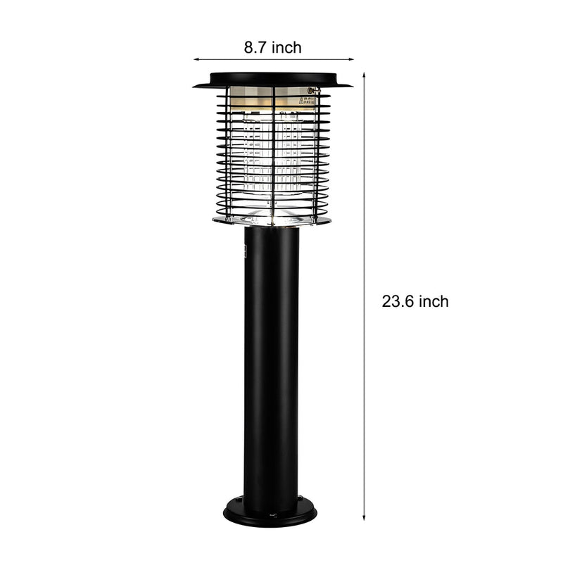 Waterproof USB solar double light frequency vibration mosquito killer lamp