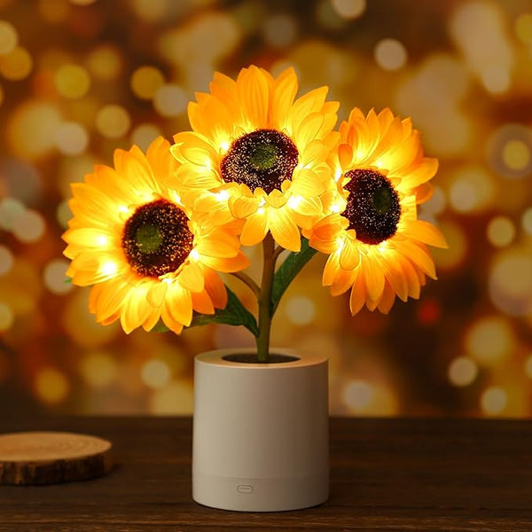 Shimmering Sunflower Lamp