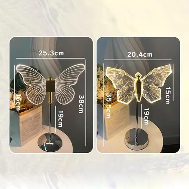 Butterfly Crystal Table Lamp