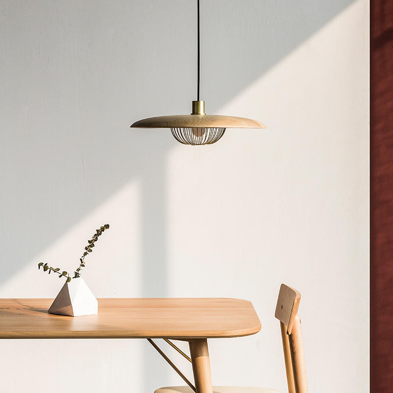 Imitation Wood Grain Pendant Lamps