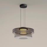 Glass pendant lights in Bauhaus style