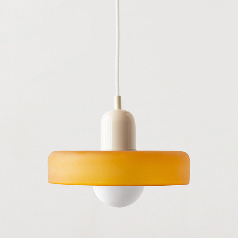 2 Heads Modern Bauhaus Glass Pendant Light