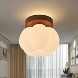 Pumpkin Flush Ceiling Lamp