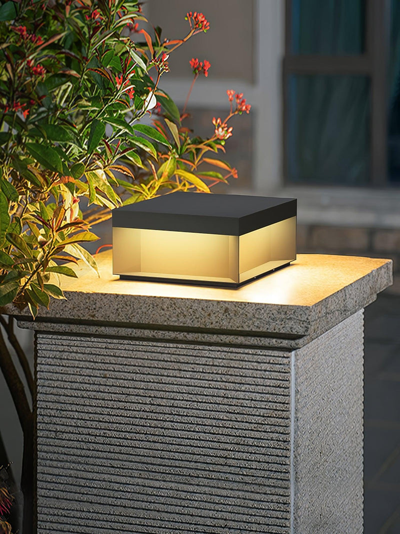 Outdoor Post Light with Solar Energy