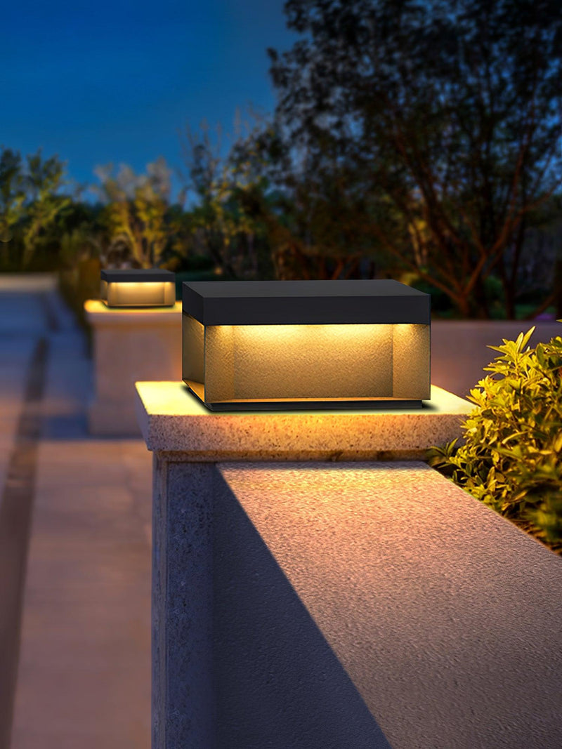 Outdoor Post Light with Solar Energy