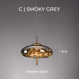 Essence | Exquisite Brown Glass Pendant Light