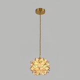 Capiz pendant light