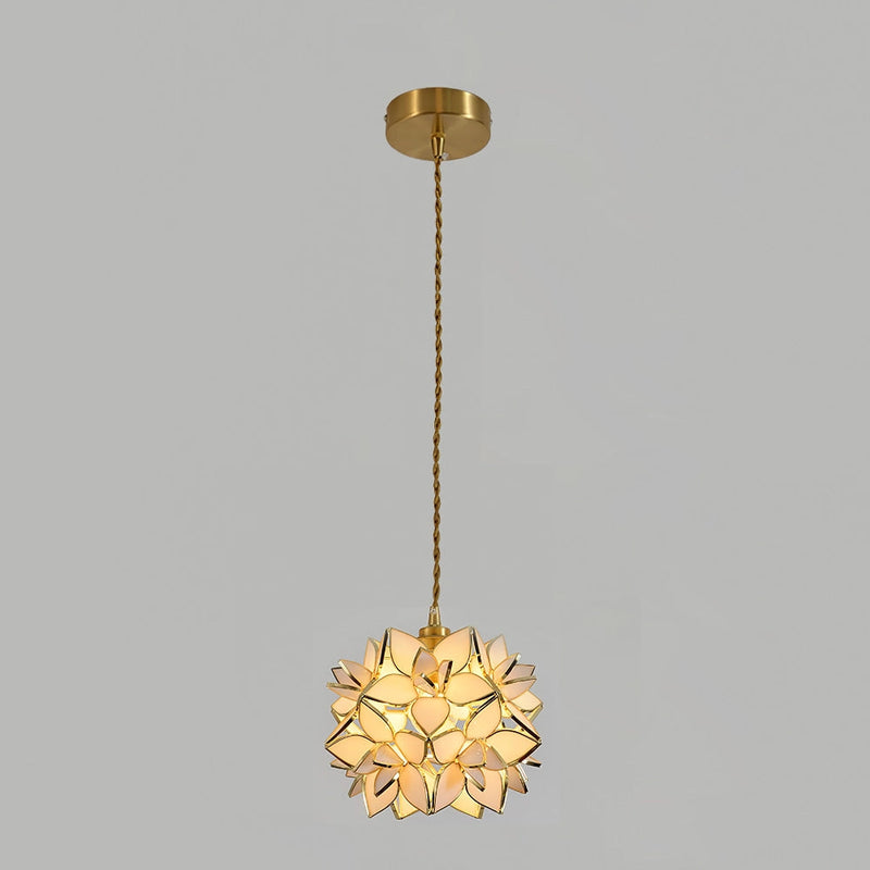 Capiz pendant light