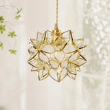 Capiz pendant light