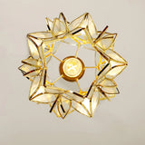 Capiz pendant light