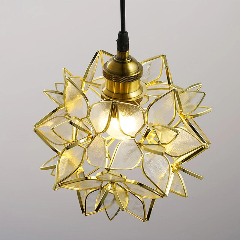 Capiz pendant light