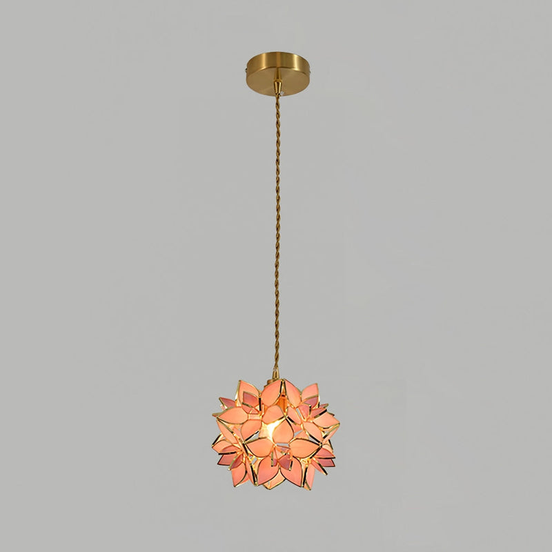 Capiz pendant light