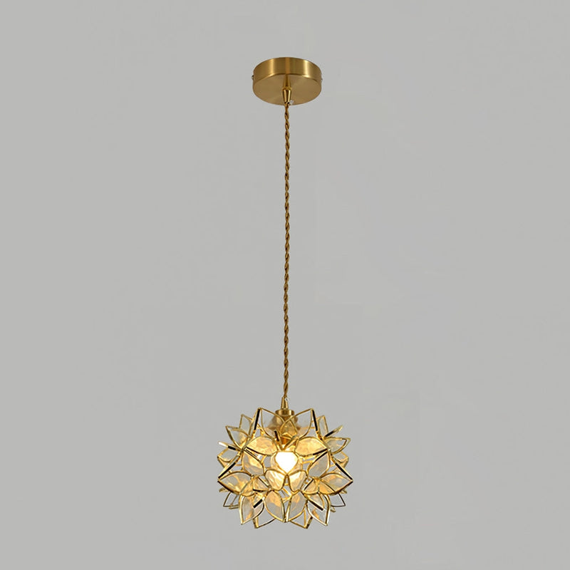 Capiz pendant light