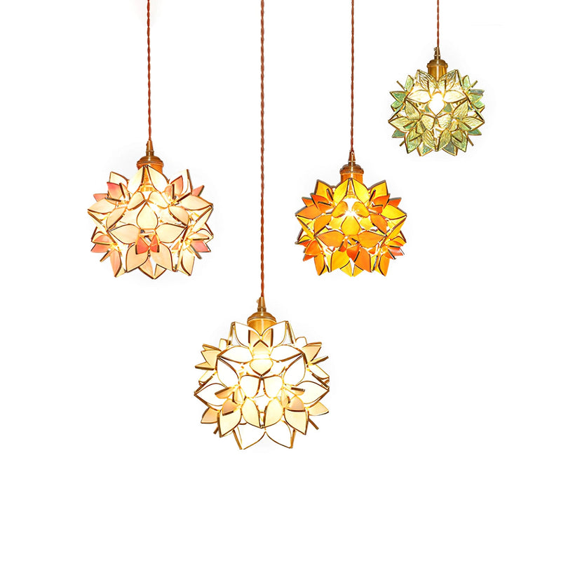 Capiz pendant light