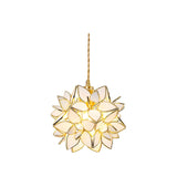 Capiz pendant light