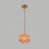 Capiz pendant light