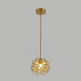 Capiz pendant light