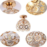 Fancy Gold Luxury Ball Hallway Ceiling Light