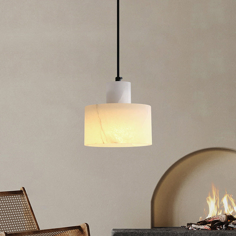 Scandinavian Simple Pendant Light made of White Marble