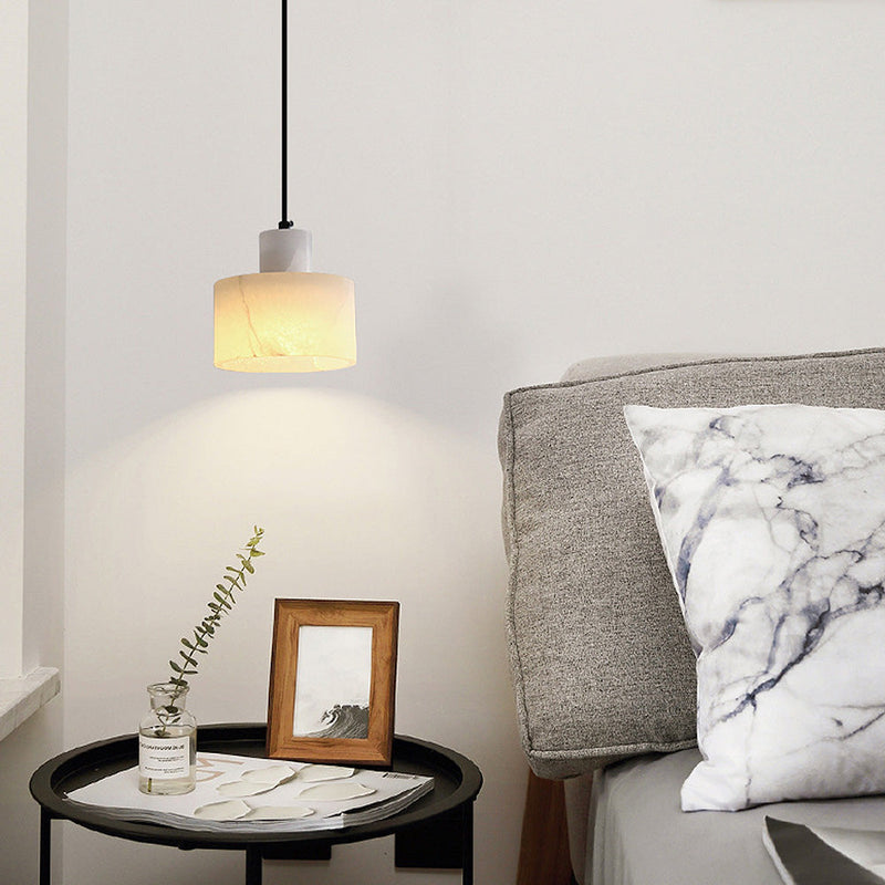 Scandinavian Simple Pendant Light made of White Marble