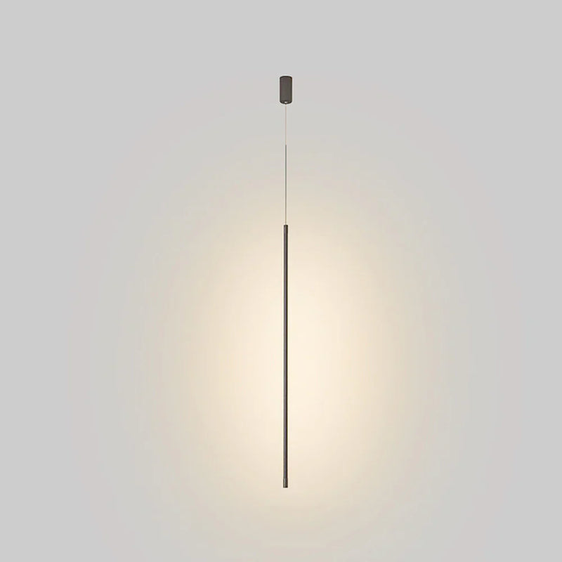 Minimalist long LED Pendant Light Made of Aluminum