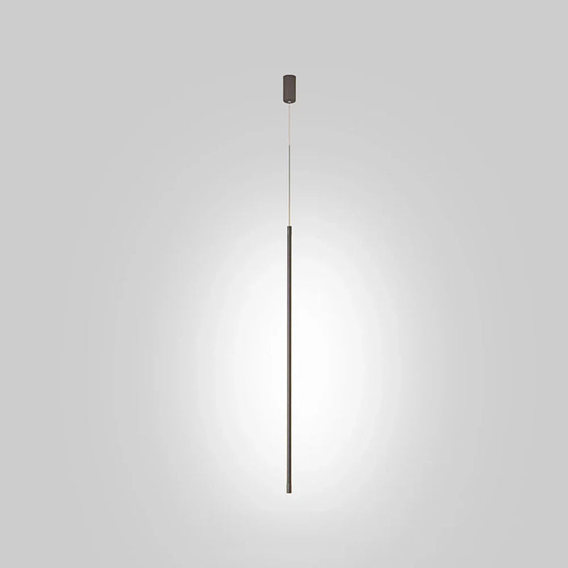 Minimalist long LED Pendant Light Made of Aluminum