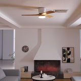 Plafonnier en bois avec ventilateur