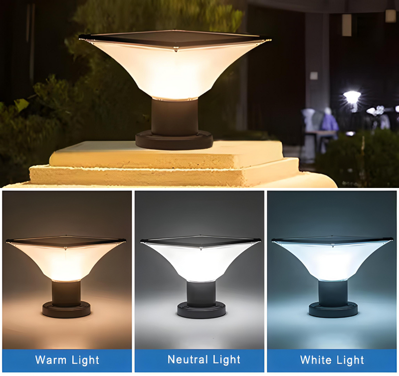 Solar Column Light