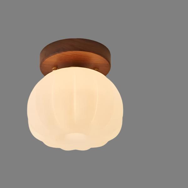 Pumpkin Flush Ceiling Lamp