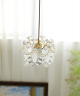 Floral Glass Pendant Lamp